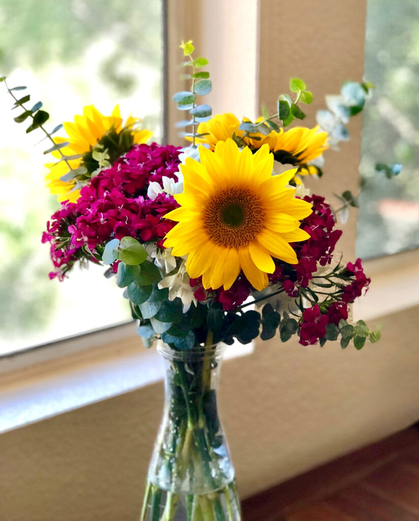 Flowers in a vase